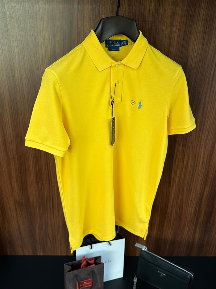 Nakış Logolu Yakalı T-Shirt