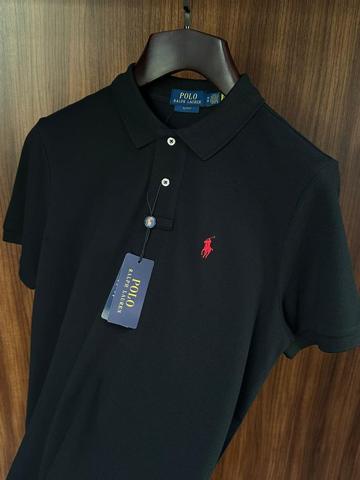 Nakış Logolu Yakalı T-Shirt