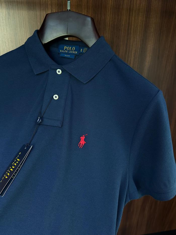 Nakış Logolu Yakalı T-Shirt