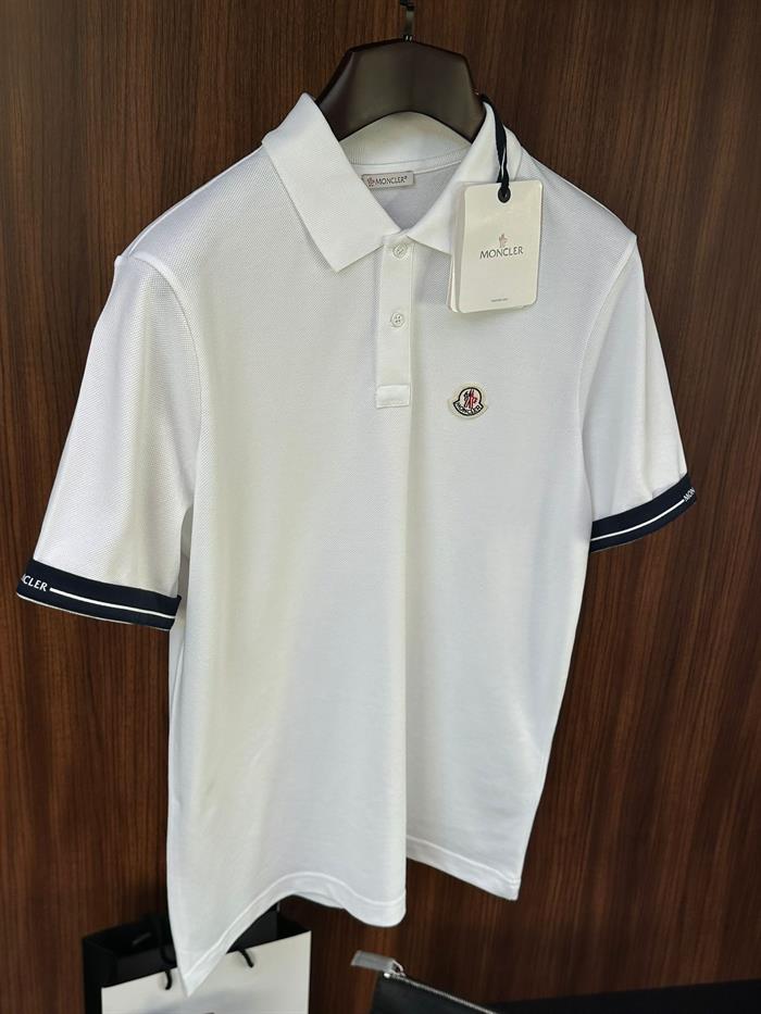 Nakış Marka Logolu Kol Yazı Detaylı Yakalı T-Shirt