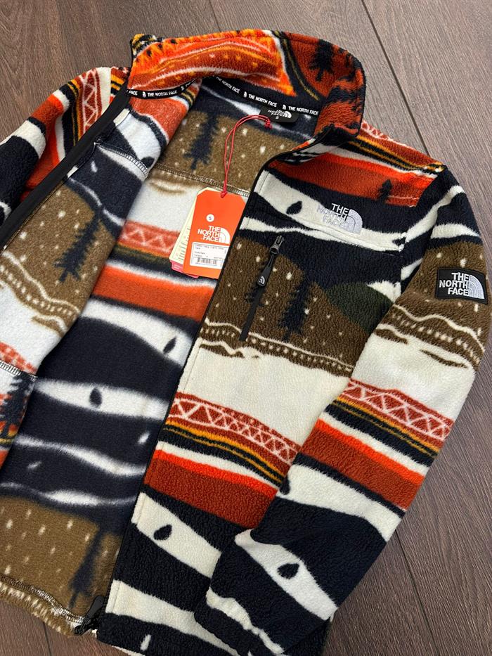 Desenli Nakış Logolu Peluş Ceket