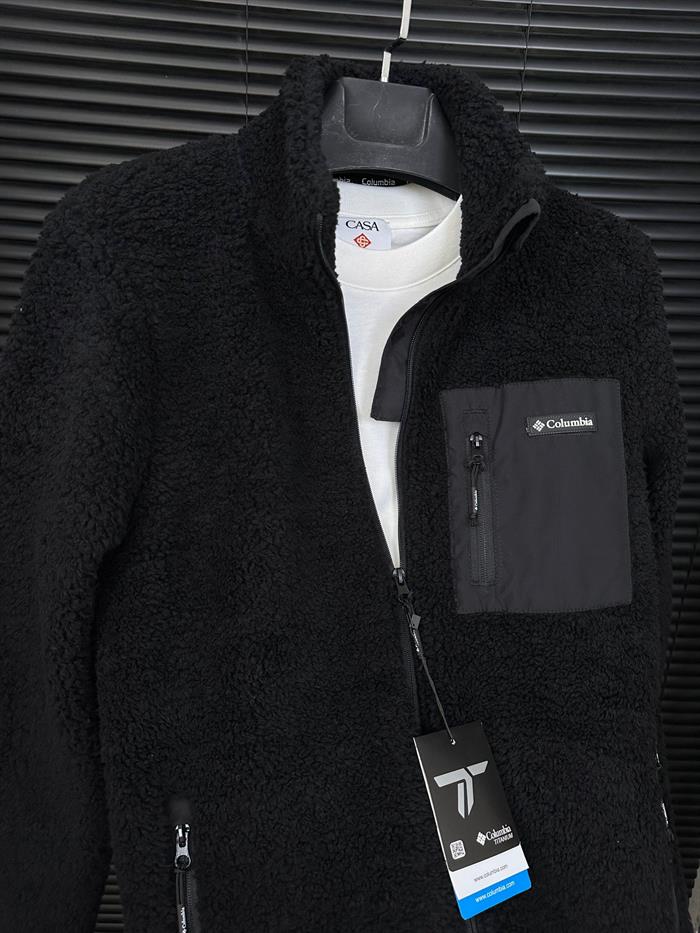 Kabartma Logolu Polar Ceket