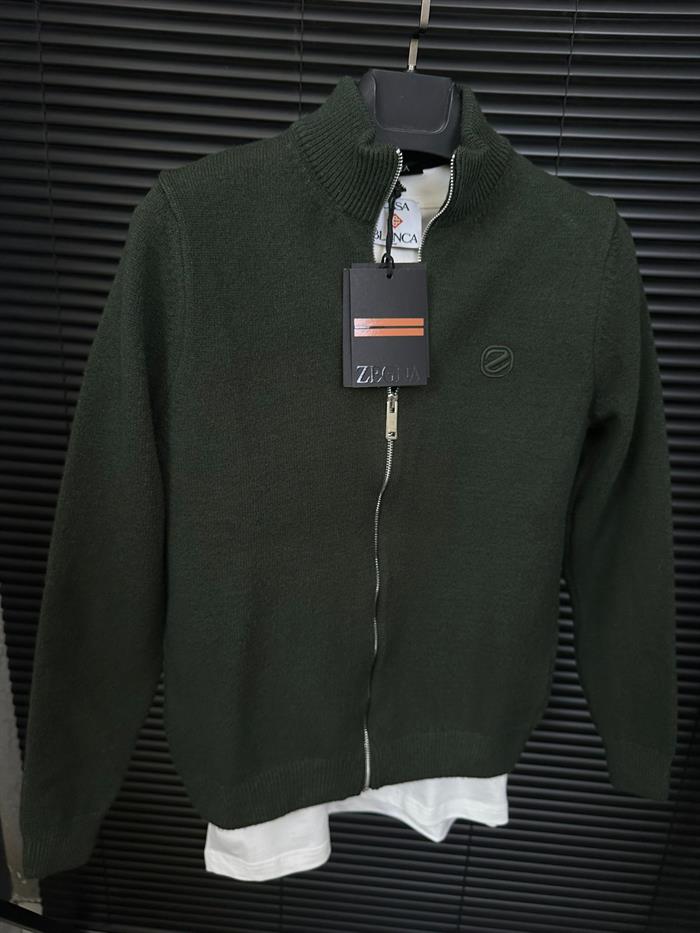 Nakış Kabartma Logolu Triko Ceket