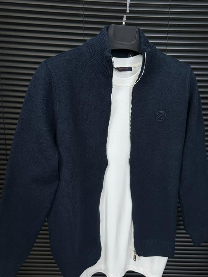 Nakış Kabartma Logolu Triko Ceket