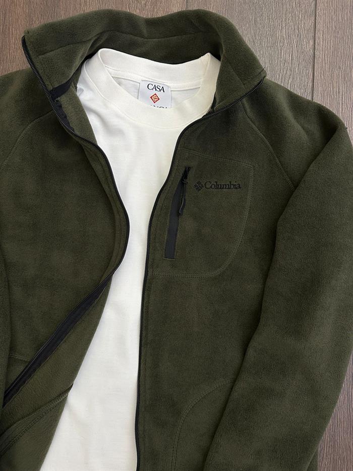 Nakış Logolu Cepli Peluş Ceket