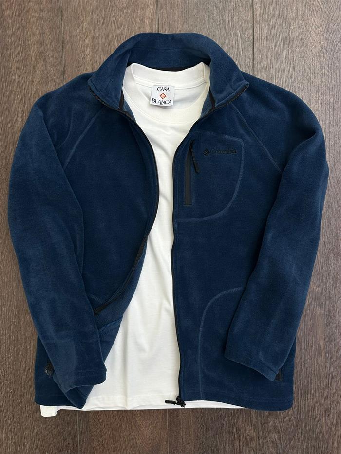 Nakış Logolu Cepli Peluş Ceket