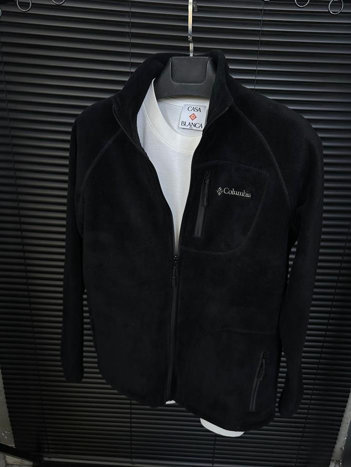 Nakış Logolu Cepli Peluş Ceket