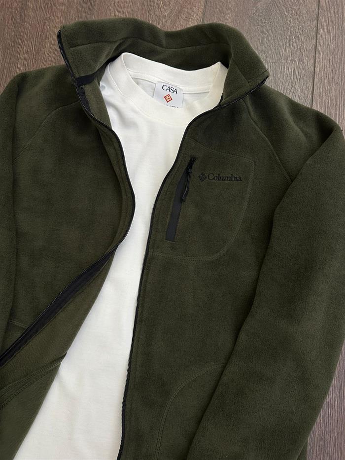 Nakış Logolu Cepli Peluş Ceket