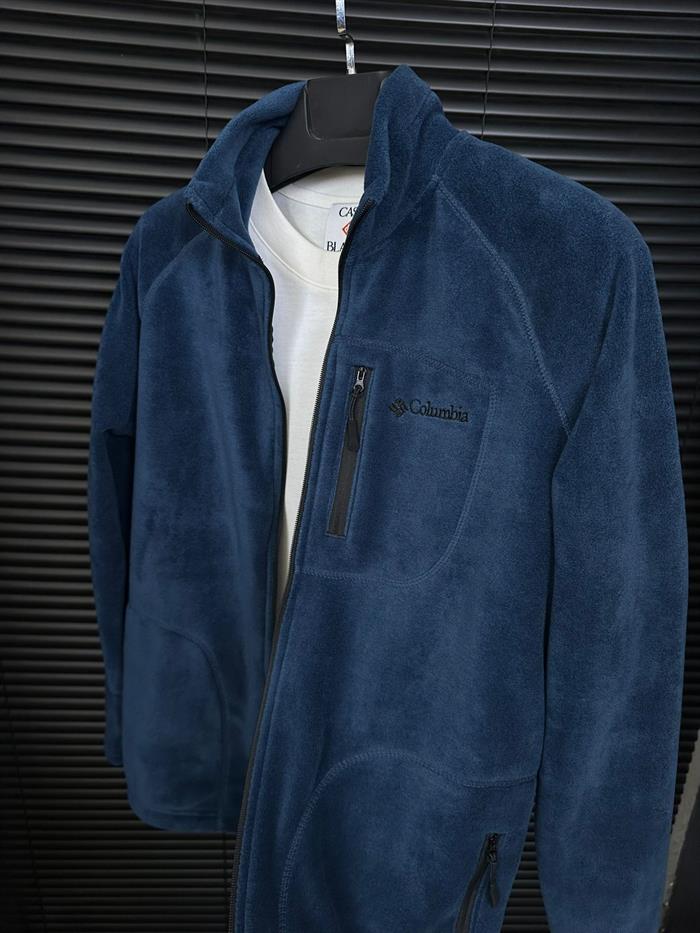 Nakış Logolu Cepli Peluş Ceket