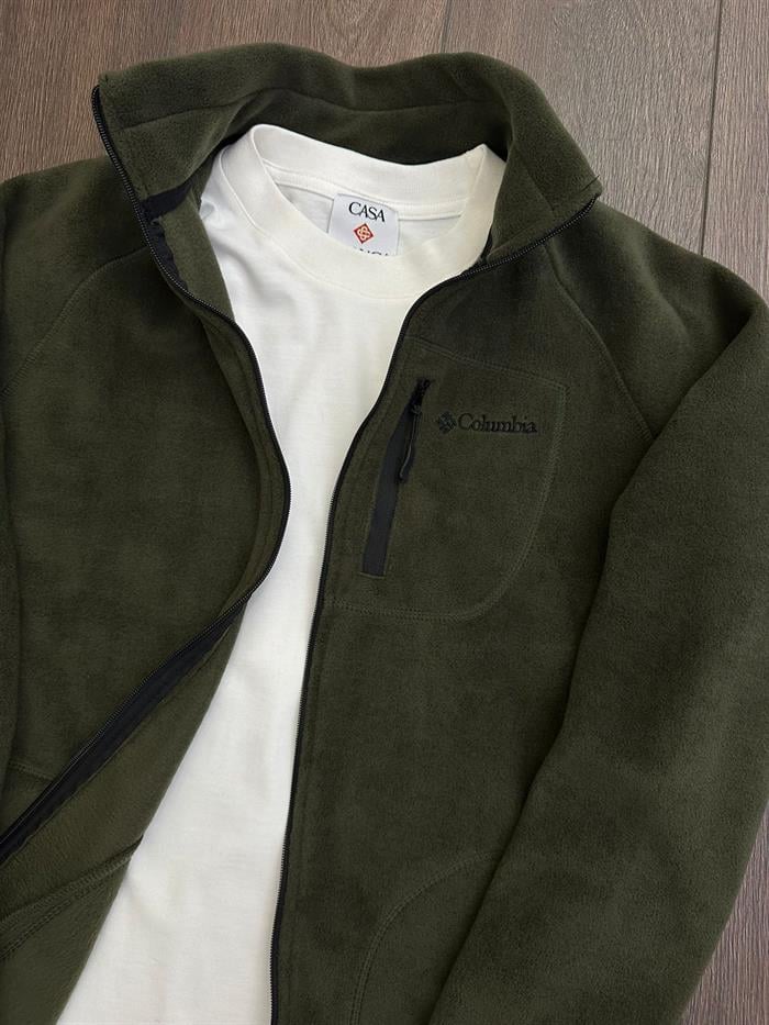 Nakış Logolu Cepli Peluş Ceket