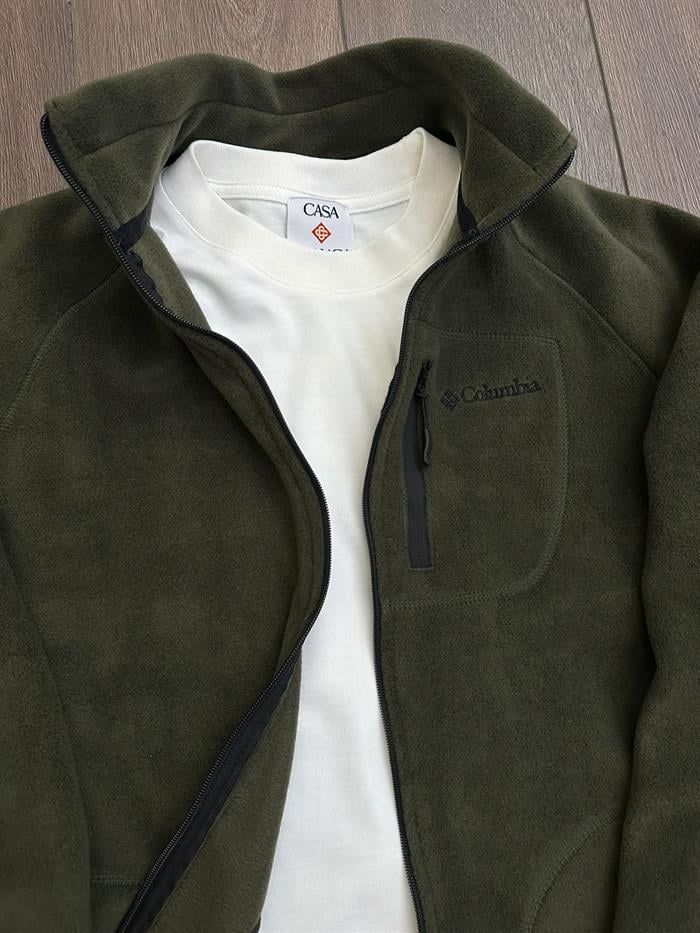 Nakış Logolu Cepli Peluş Ceket