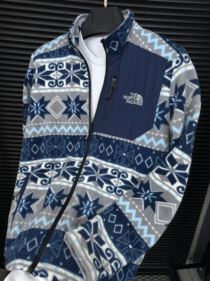 Nakış Logolu Winter Desenli Polar