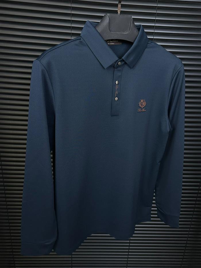 Marka Logolu Yakalı Swaetshirt