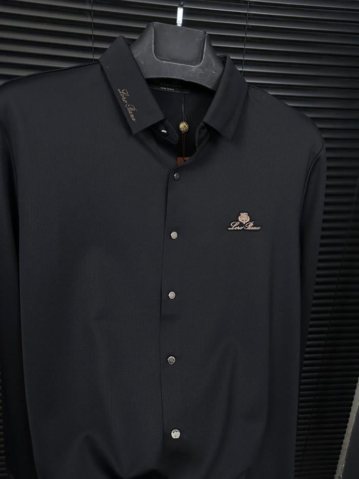 Polyamid Kumaş Kabartma Logolu Gömlek