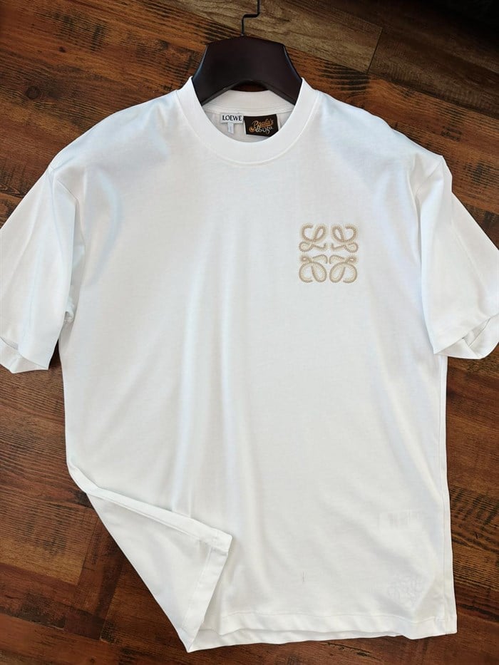 Embelished Logo Embroidery Regular T-Shirt