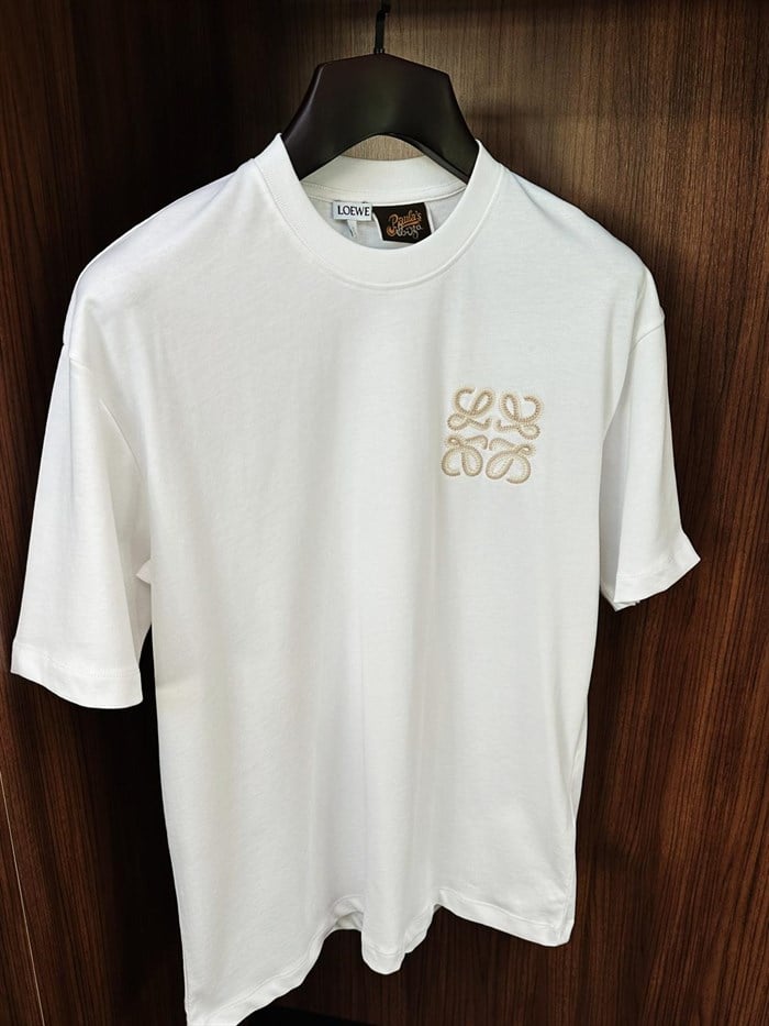 Embelished Logo Embroidery Regular T-Shirt