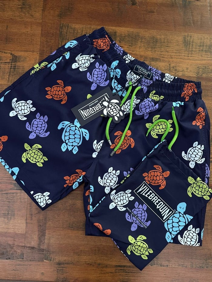 Caretta Desenli Deniz Şortu