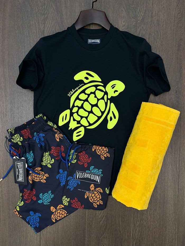 Caretta Desenli Deniz Şortu