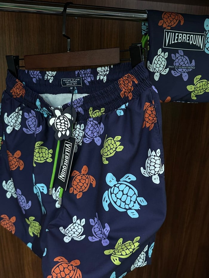 Caretta Desenli Deniz Şortu