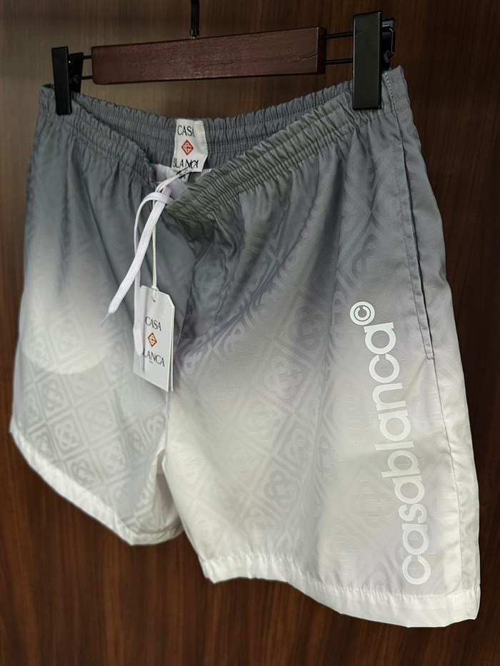 Jacquard Printed Yazılı Deniz Şortu