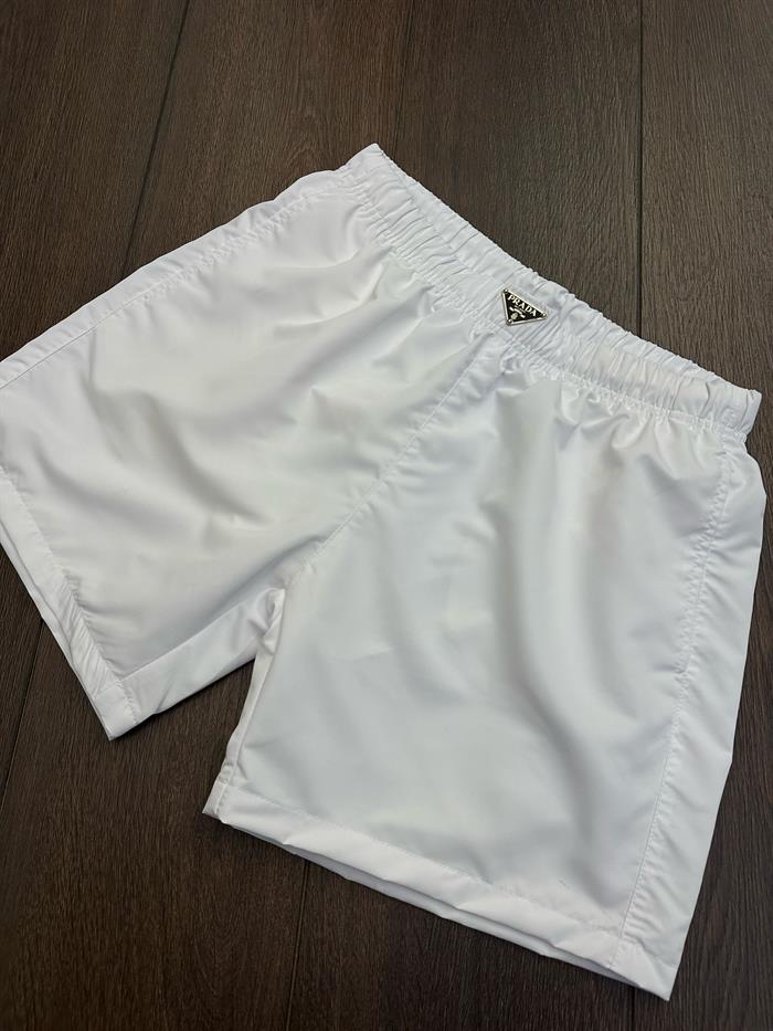 Önde Metal Logo Detaylı Şort Mayo