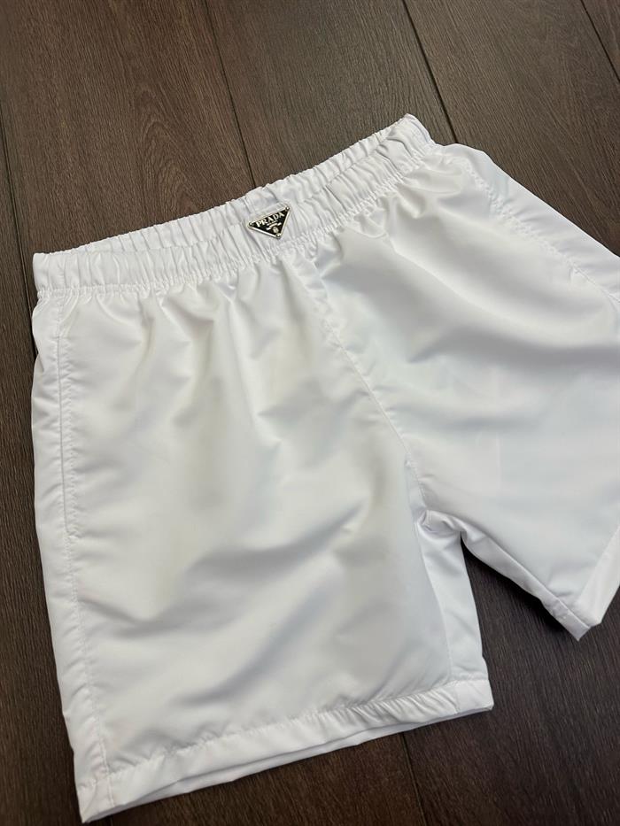 Önde Metal Logo Detaylı Şort Mayo