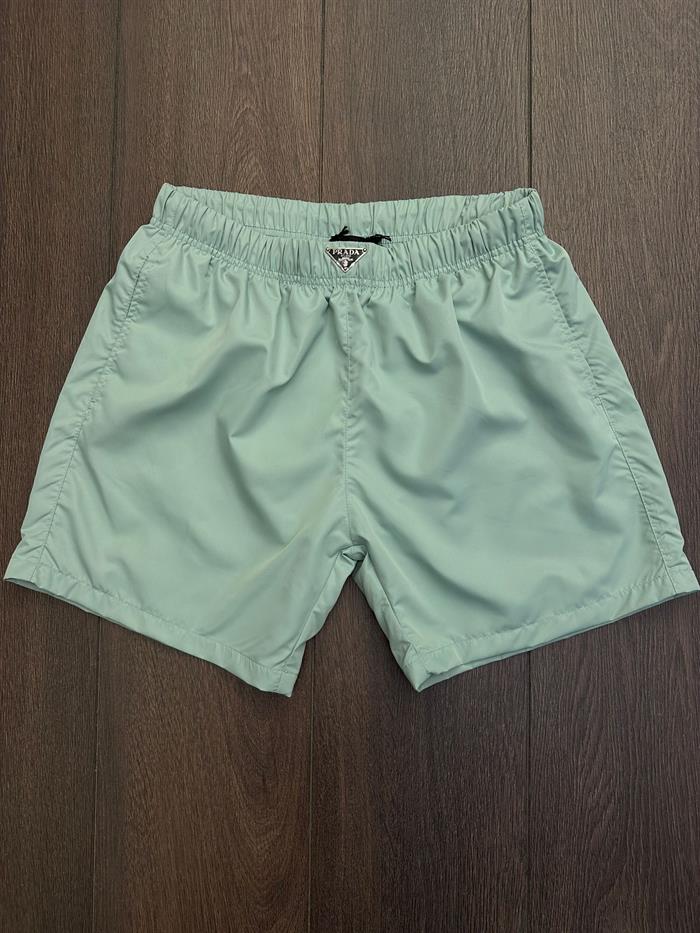 Önde Metal Logo Detaylı Şort Mayo