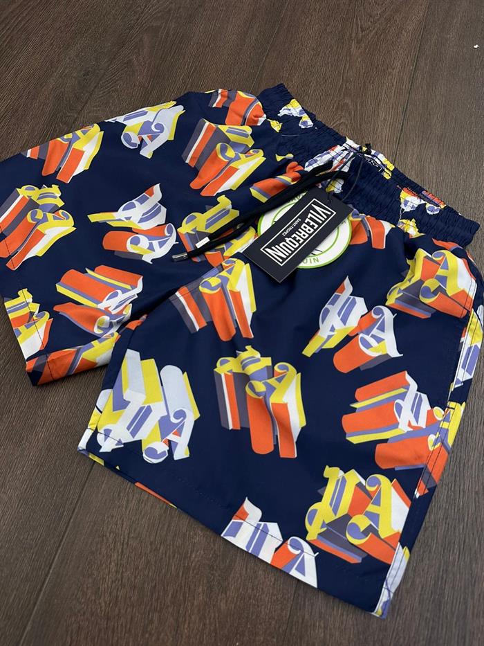 Summer Desenli Şort Mayo