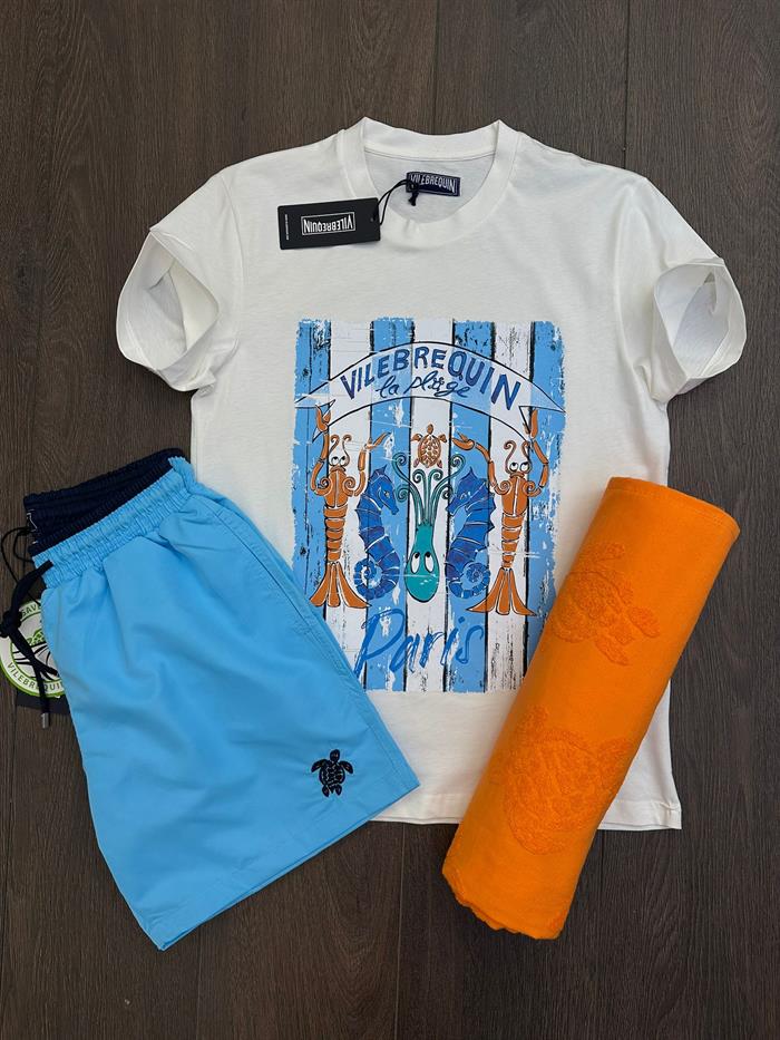 Water Reactive Ronde des Tortues Şort Mayo