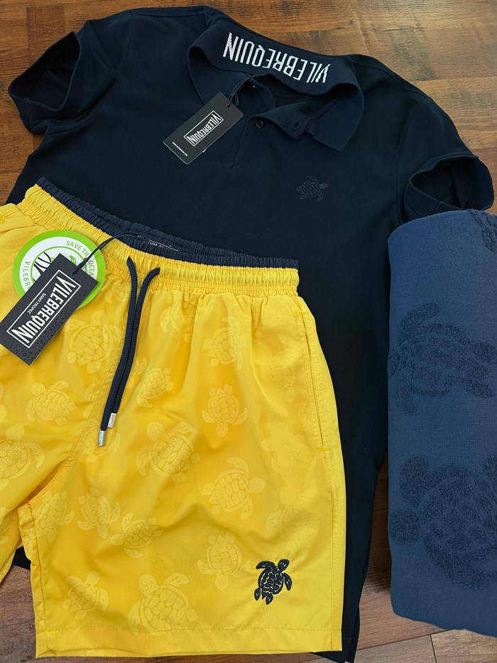 Water Reactive Ronde des Tortues Şort Mayo