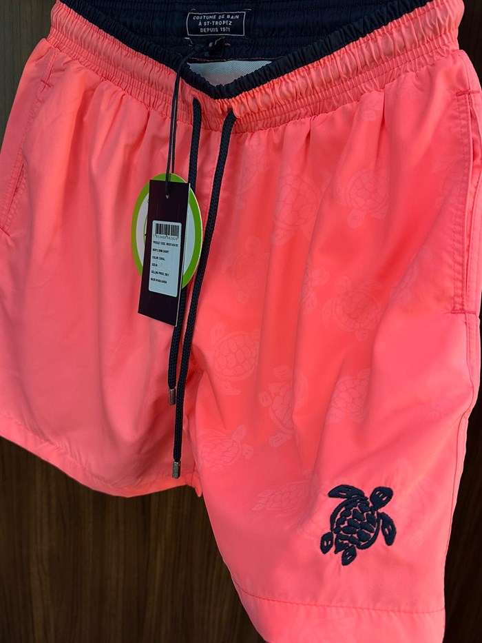 Water Reactive Ronde des Tortues Şort Mayo