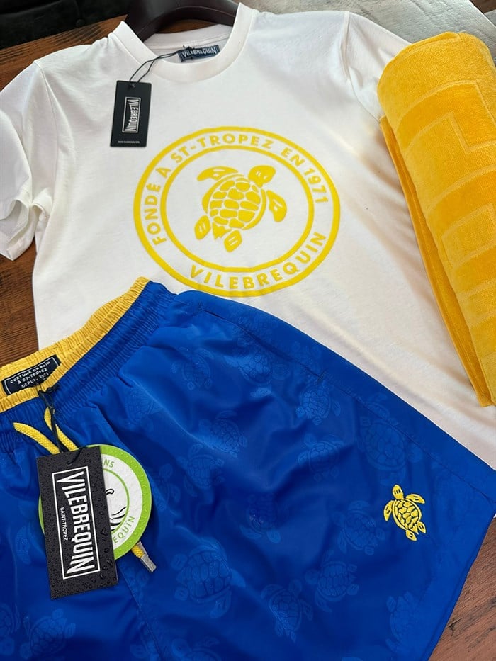 Water Reactive Ronde des Tortues Şort Mayo