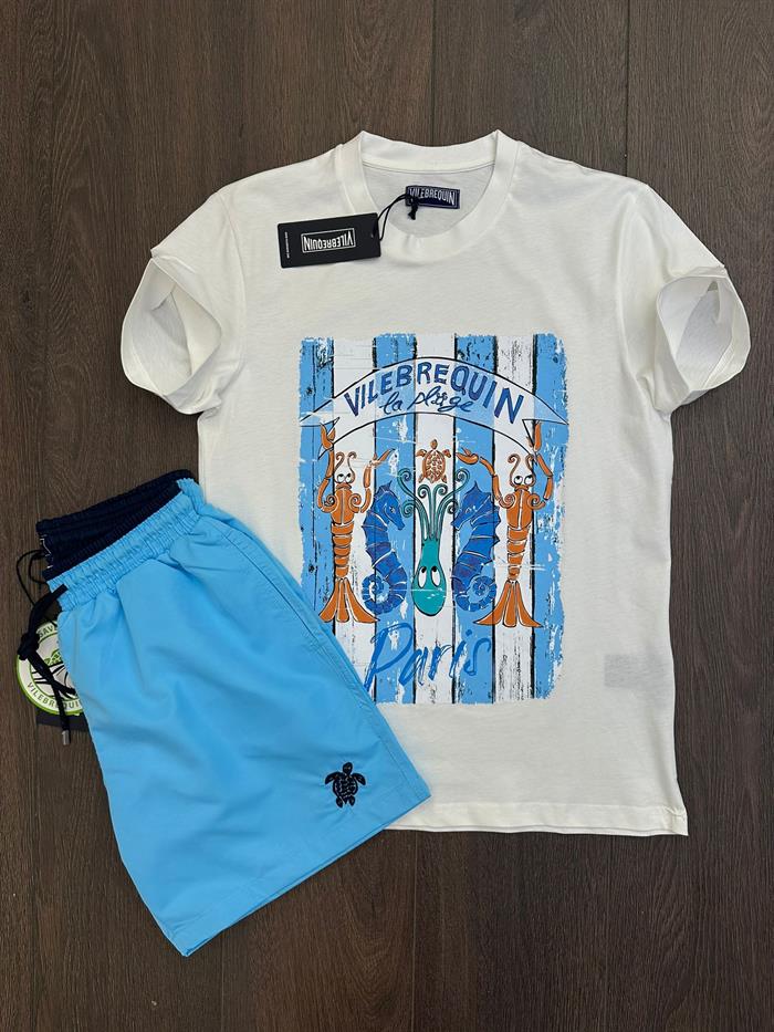 Water Reactive Ronde des Tortues Şort Mayo