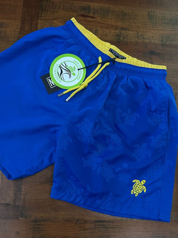 Water Reactive Ronde des Tortues Şort Mayo