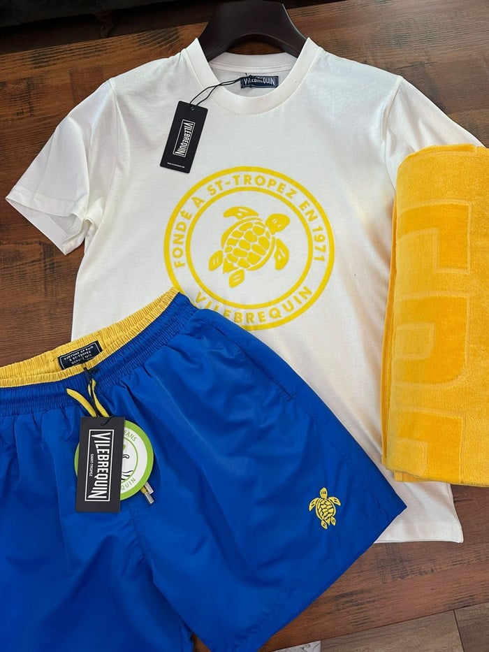 Water Reactive Ronde des Tortues Şort Mayo