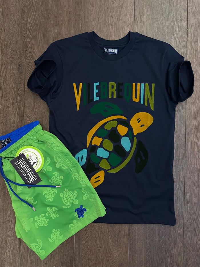 Water Reactive Ronde des Tortues Şort Mayo