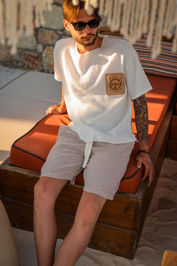 Arte Keten&Pamuk Şort