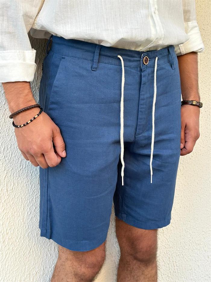 Linen Kumaş %100 Keten Şort