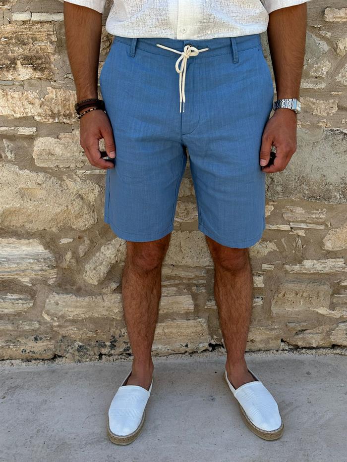 Linen Kumaş %100 Keten Şort