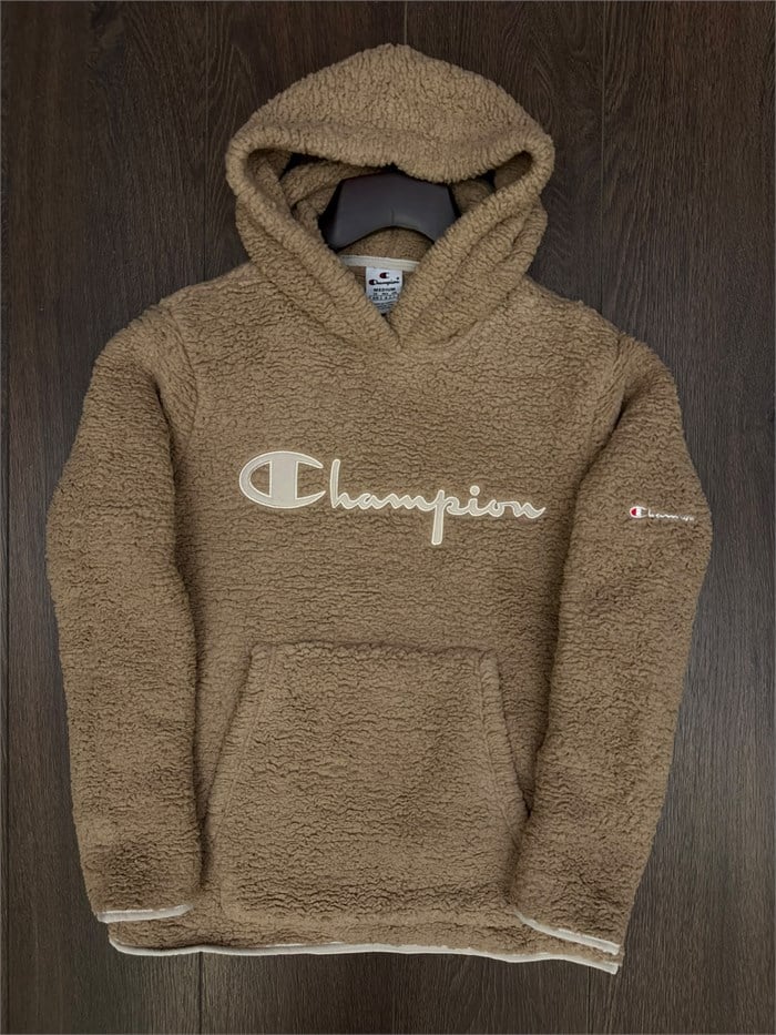 Gögüs Nakış Logolu Peluş Hoddie