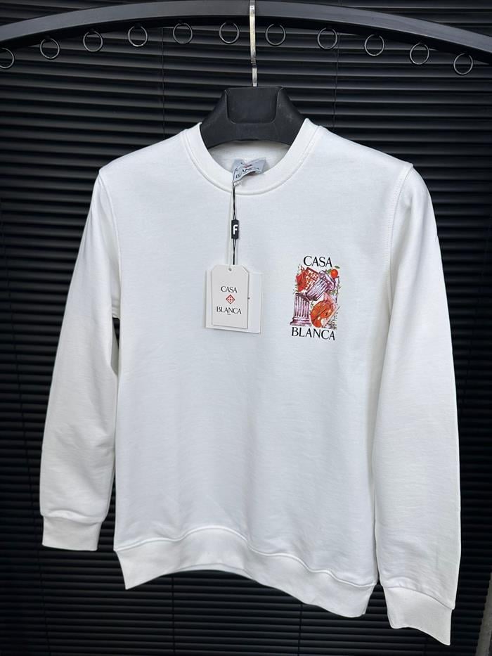 Göğüs Ve Sırt Baskılı Sweatshirt