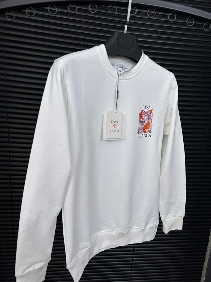 Göğüs Ve Sırt Baskılı Sweatshirt