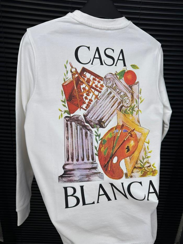 Göğüs Ve Sırt Baskılı Sweatshirt