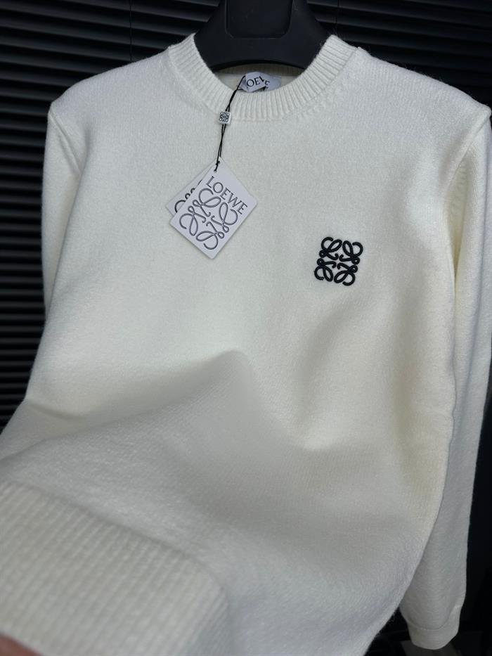 Nakış Kabartma Logolu Yün Kazak