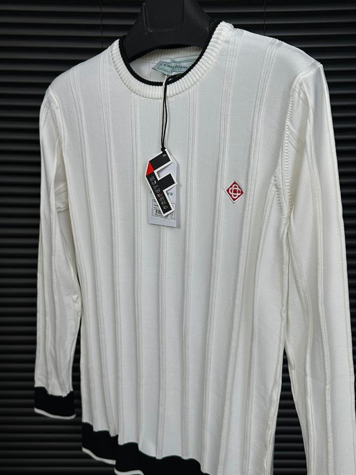 Nakış Logolu Triko Kazak