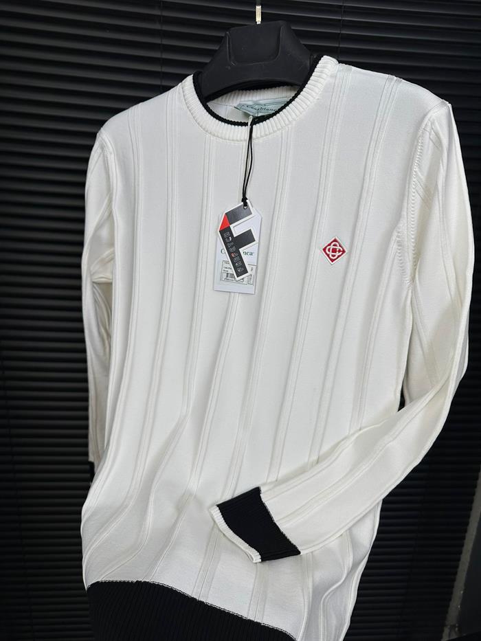 Nakış Logolu Triko Kazak