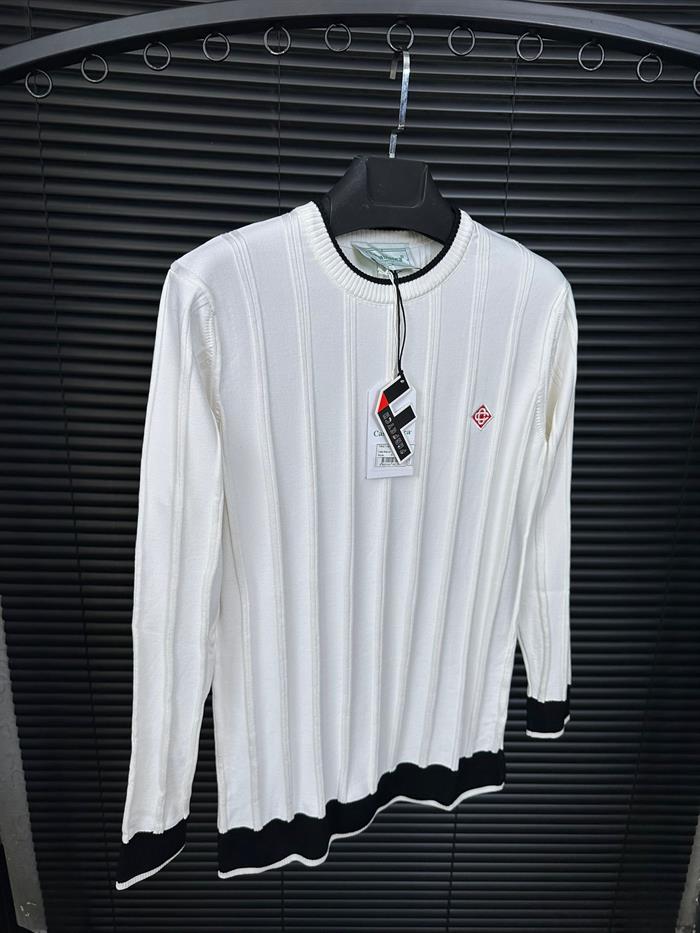 Nakış Logolu Triko Kazak