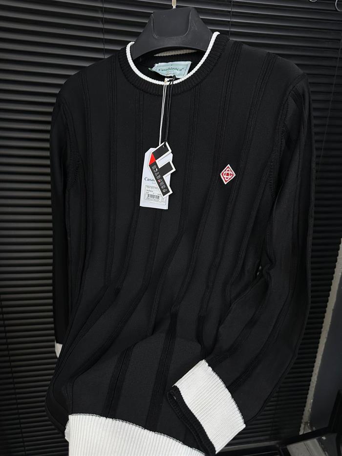 Nakış Logolu Triko Kazak