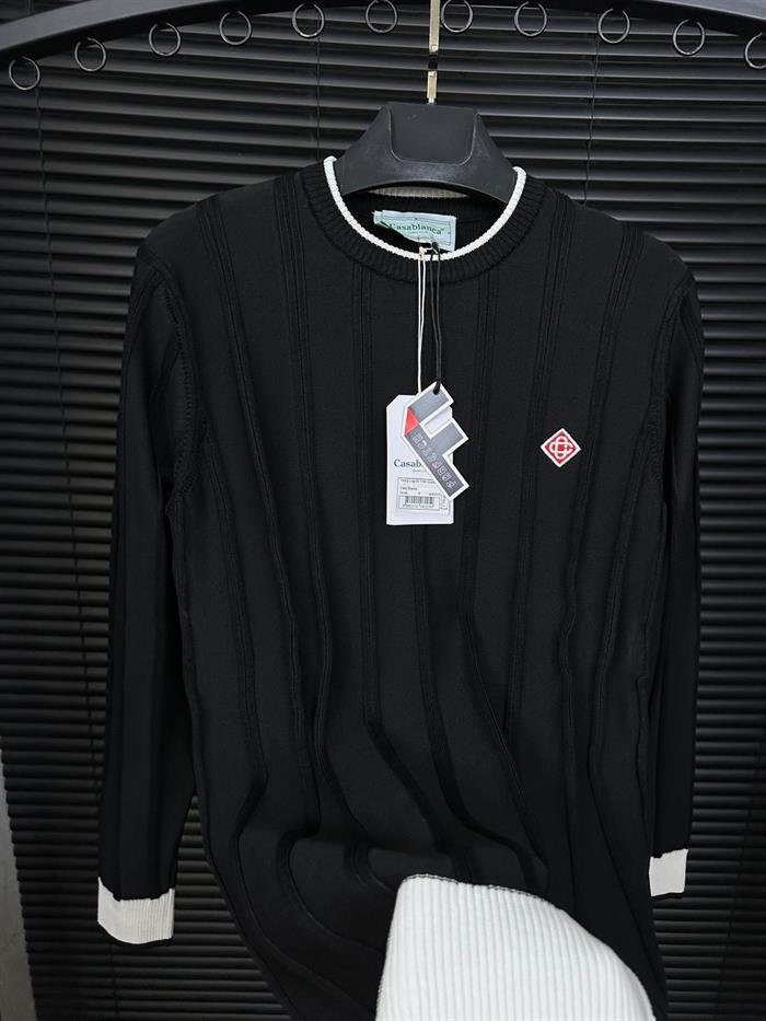 Nakış Logolu Triko Kazak