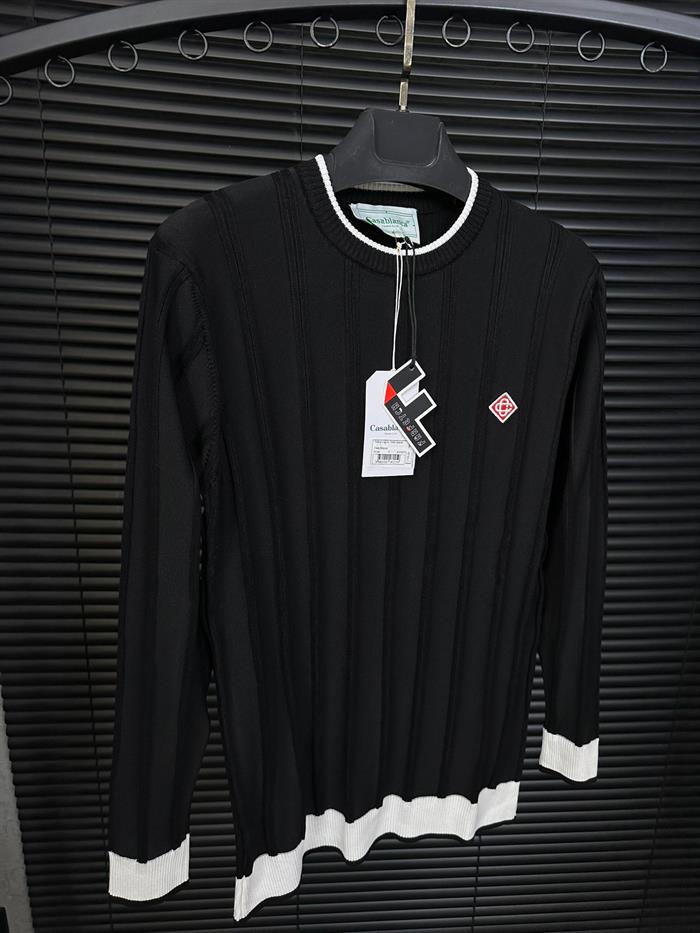 Nakış Logolu Triko Kazak